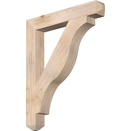 Ekena Millwork Funston Craftsman Smooth Bracket, Douglas Fir, 5 1/2"W x 40"D x 48"H BKT06X40X48FST04SDF